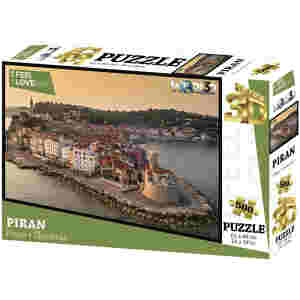 Sestavljanka 3D - Piran-novo 500 kos 61x46cm I Feel Slovenia