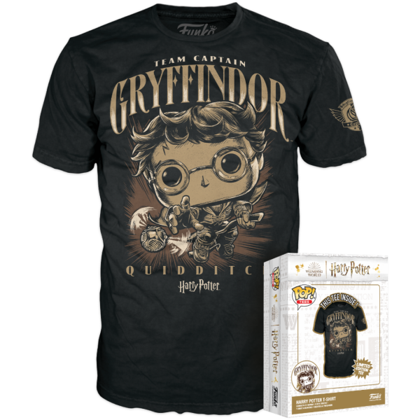 FUNKO POP TEE: HARRY POTTER - QUIDDITCH HARRY