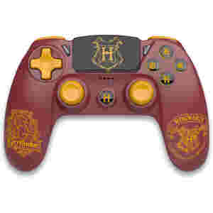 OFFICIAL HARRY POTTER - BREZŽIČNI PS4 KONTROLER - GRYFFINDOR - RDEČE BARVE