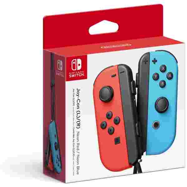 SWITCH JOY-CON PAIR NEON RED/NEON BLUE