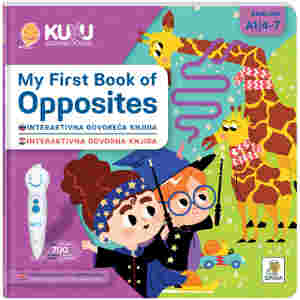Interaktivna knjiga Kuku - My First Book of Opposites (brez