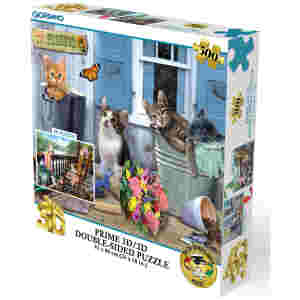 Sestavljanka 2D/3D - Mucki ob jezeru / Kmetijske dobrote 500