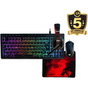 REDRAGON COMBO S149-BA SET (4in1) TIPKOVNICA S ŠUMNIKI
