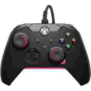 PDP XBOX WIRED CONTROLLER BLACK - FUSE (PINK)