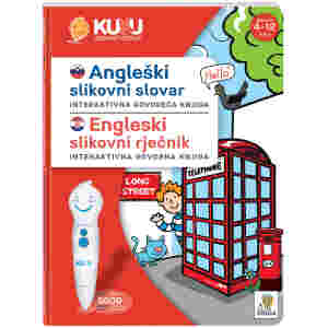 Interaktivna knjiga Kuku - Angleški slikovni slovar (brez pi