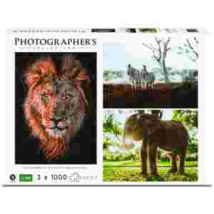 Sestavljanke - 3x1000 kos 70x50cm - živali 3- Photographers
